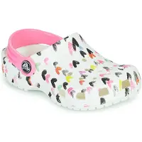 Crocs Classic Heart Print Clogs Blanc EU 20-21 Enfants