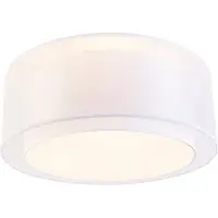 QAZQA Plafonnier moderne blanc 50 cm 3 lumières - Drum Duo
