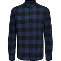 Only & Sons Chemise 'ONSGudmund' gentiane / noir