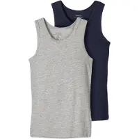 Name it Maillot de corps bleu / gris chiné
