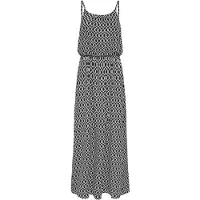 ONLY Robe d’été 'ONLWinner' noir / blanc