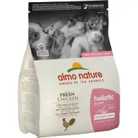 Almo Nature Croquettes Holistic Pour Chiot Petite Race Poulet Et Riz Sac 2 Kg (Dluo Courte)