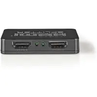 Nedis Répartiteur Hdmi Vspl34002bk 2 Ports Entrée Hdmi Vers 2x Sorties Hdmi 4k Abs/pvc 30hz