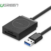 UGREEN Lecteur de Cartes USB 3.0 Adaptateur Cartes Mémoires SD Micro SD TF SDXC SDHC Micro SDXC Micro SDHC MMC Compatible avec PC