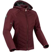 Segura Veste de moto Natcho pour femmes, rouge foncé, 38