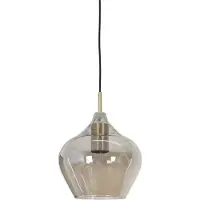 Light & Living Suspension - bronze - RAKEL - verre - Ø 20cm - E27 - 2937427 -
