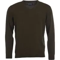 Barbour Essential V Neck Sweater Vert L Homme