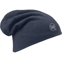 Buff Unisexe, Bonnet, Bonnet Mérino Thermal Solid Navy, Bleu, (Taille unique)