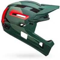 Bell Helmets Casque Bell Super Air R Spherical - intégral, vert-infrarouge - Taille L (58-62 cm)