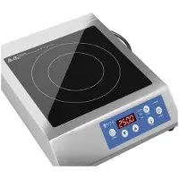 Royal Catering Plaque À Induction Table De cuisson Induction Professionnelle RCIK3500CG (3 500 W, 13 Niveaux De Puissance 60 à 240 °C, Minuterie,