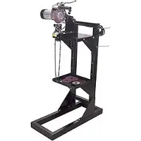 Ozaki Etablis Métal Pour Affuteuses De Chaînes De Tronçonneuses. Hauteur 107cm. Base 80x35cm (livré Sans Affuteuse).