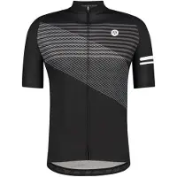Agu Striped Essential Short Sleeve Jersey Noir S Homme