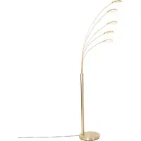 QAZQA Lampadaire design en laiton avec LED 5 lumières - Sixties Trento