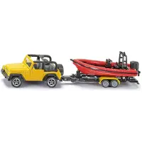 Siku Voiture - Jeep av. Bateau - - UneTaille - Voiture