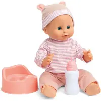 Magtoys Sara mange une poupée mouillée 40 cm