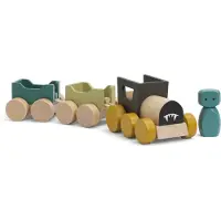 Micki Holz Eisenbahnset Monster - Jouet coloré pour enfants