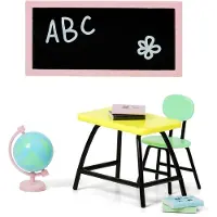 Lundby Set de maison de poupées - Accessoires scolaires pour jeux de rôles