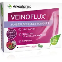 Arkopharma Veinoflux Jambes Légères Circulation & Drainage Vigne Rouge 30 gélules