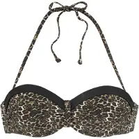 LASCANA Hauts de bikini beige / marron / noir