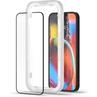 Spigen Protection d'écran en verre trempé AlignMaster Cover pour Apple iPhone 13 / 13 Pro