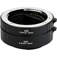 JJC Jeu de bagues d'espacement Sony E 10mm / 16mm