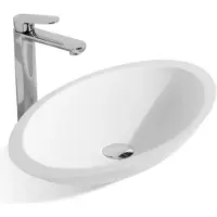 Wiesbaden Kim Vasque ovale 59 x 35 x 11 cm Solid Surface mat blanc 36.4041