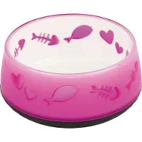 Trixie Lovely Cat Écuelle Chat, Plastique - 0,3 L/Ø 12 Cm