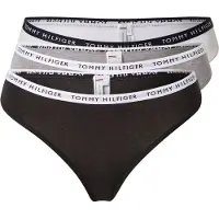 Tommy Hilfiger Underwear String gris chiné / noir / blanc
