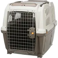 Trixie Boîte de transport pour animaux de compagnie Skudo XS-S Taupe