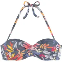 Vivance Hauts de bikini bleu-gris / jaune / gris foncé / rose / rouge