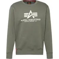Alpha industries Sweat-shirt kaki / blanc naturel