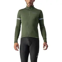 Castelli Maillot à manches longues Fondo 2 FZ Vert, Taille L