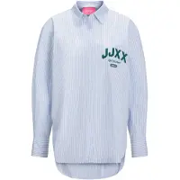 Jack & Jones Jamie Relaxed Poplin Athletic Jjxx Long Sleeve Shirt Bleu XL Femme