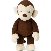 WWF Cub Club - Mago le petit singe (brun, 22cm) avec couineur Doudou en peluche pour les petits enfants