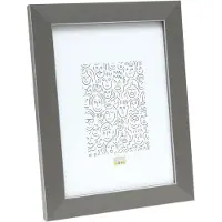 Deknudt Cadre photo gris avec bordure argentée 10x15 S41VK7