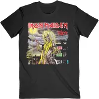 Iron Maiden Hommes, T-shirt, Killers V.2. Album Track list, Noir, (L)
