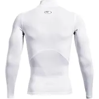 Under Armour Heatgear Armour Comp Mock Long Sleeve T-shirt Blanc XS / Regular Homme