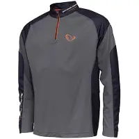 Savage Gear Tournament Half Zip Sweatshirt Gris 2XL Homme