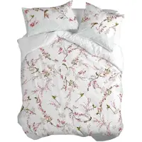 Happy Fiday Home Sakura Housse de couette 135 x 200 cm 100% coton Fabriqué en Europe