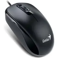 Genius 31010116106 Maus DX-110 Black PS/2, optische 3-Tasten Scroll-Maus, 1000DPI