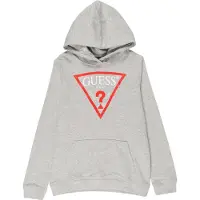GUESS Sweat gris / rouge / blanc