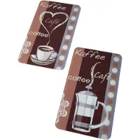 Bonprix Lot de 2 protège-plaques "Arôme café" Arôme café