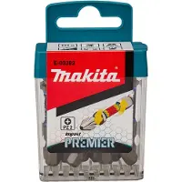 Makita Pz2 Cross-shaped Bits Set 50 Mm 10 Units Clair