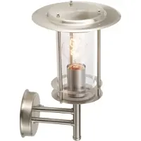 Brilliant Lampe d'extérieur en acier inoxydable York 30 cm