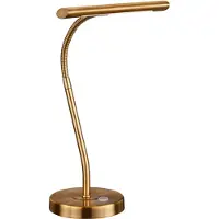 TRIO Lampe de table Art Déco bronze avec LED - Tableau