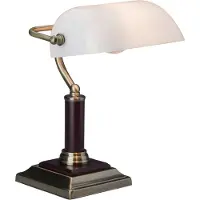 Brilliant lampe de table Bankir, laiton antique, 92679/31