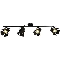 Brilliant Spot de plafond Movie Led Noir