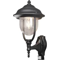 Konstsmide Konstmide Parma Wand XL Zwart 1 Lichtpunt met Sensoren