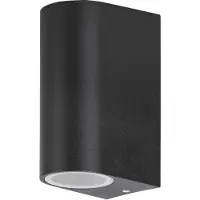 Rabalux 8030 Applique murale extérieure Chile, GU10, noir, moderne, IP44, 14,5cm