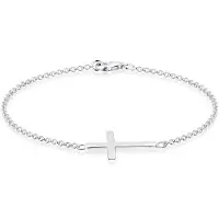 Elli Bracelet 'Kreuz' argent